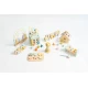 Puzzle din silicon alimentar cu baza din bambus Sea Life