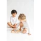 Puzzle din silicon alimentar cu baza din bambus Sea Life
