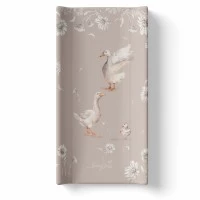 Saltea de infasat cu spate intarit si margini de protectie 50x80 cm, Goose Family