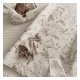 Saltea de infasat cu spate intarit si margini de protectie 50x80 cm Animals Garden
