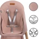Scaun de masa 2 in 1 pentru bebelusi Kidwell Karimi Roz