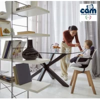 Scaun de masa CAM Seat Idea bej/gri