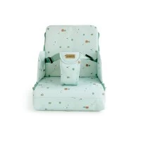 Scaun de masa portabil 2 in 1, design multifunctional, transformabil in geanta de mana, Funny Farm