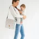 Scaun de masa portabil 2 in 1, design multifunctional, transformabil in geanta de mana, Aloha