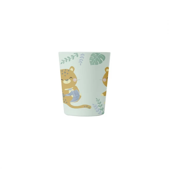Set complet de masa, 5 piese, cu ventuza, Jungle Cheetahs, Mint Set complet de masa, 5 piese, cu ventuza, Jungle Cheetahs, Mint