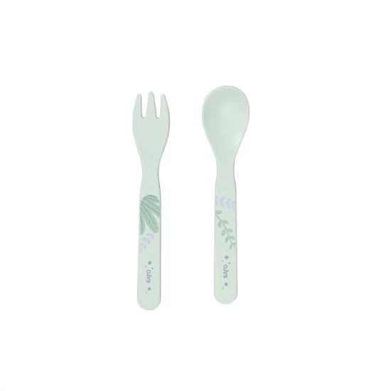 Set complet de masa, 5 piese, cu ventuza, Jungle Cheetahs, Mint Set complet de masa, 5 piese, cu ventuza, Jungle Cheetahs, Mint