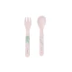 Set complet de masa, 5 piese, cu ventuza, Jungle Cheetahs, Rose Set complet de masa, 5 piese, cu ventuza, Jungle Cheetahs, Rose