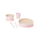 Set complet de masa, 5 piese, cu ventuza, Nordic Rose Set complet de masa, 5 piese, cu ventuza, Nordic Rose