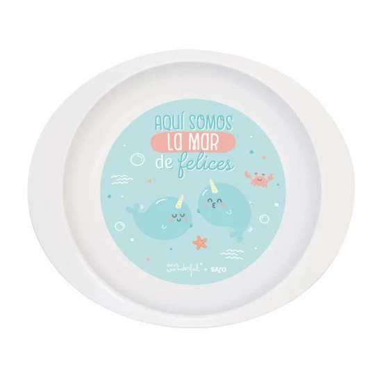 Set complet de masa, 5 piese, La Mar De Felices, Blue