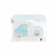 Set complet de masa, 5 piese, La Mar De Felices, Blue