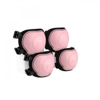 Set de protectie Scoot and Ride, genunchiere si cotiere, marime XXS, Rose