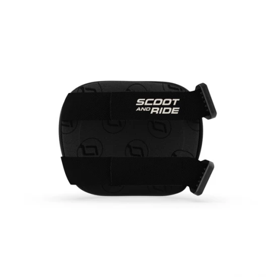 Set de protectie Scoot and Ride, genunchiere si cotiere, marime XXS, Black Ash