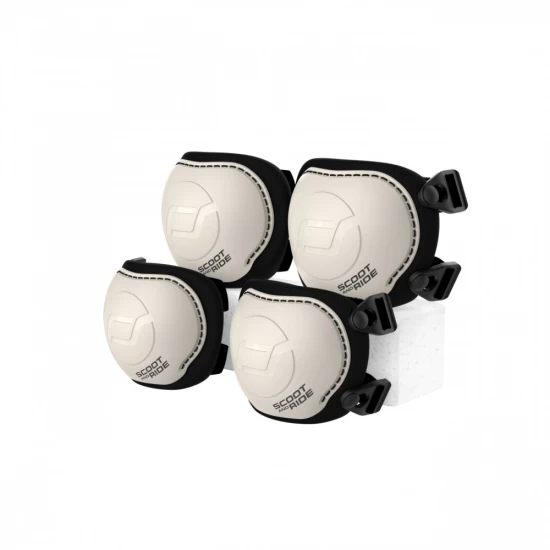 Set de protectie Scoot and Ride, genunchiere si cotiere, marime S, Ash