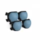 Set de protectie Scoot and Ride, genunchiere si cotiere, marime XXS, Steel