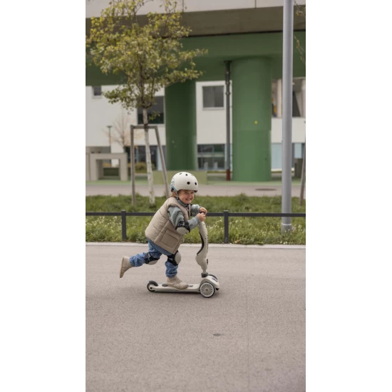 Set de protectie Scoot and Ride, genunchiere si cotiere, marime XXS, Steel