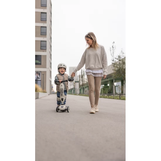 Set de protectie Scoot and Ride, genunchiere si cotiere, marime S, Steel Set de protectie Scoot and Ride, genunchiere si cotiere, marime S, Steel