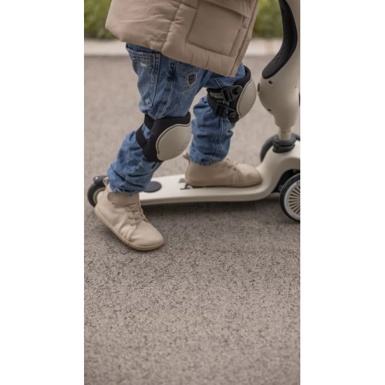Set de protectie Scoot and Ride, genunchiere si cotiere, marime XXS, Steel