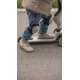 Set de protectie Scoot and Ride, genunchiere si cotiere, marime XXS, Steel