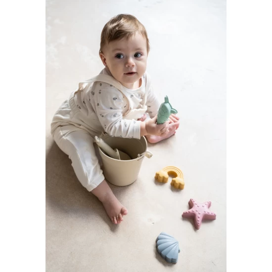 Set jucarii pentru plaja si nisip din silicon Play Fun Neutru