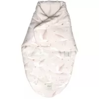 Sistem de infasare Baby Swaddle din Bumbac cu umplutura antialergica BabySoft Gasca Bej