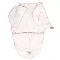 Sistem de infasare Baby Swaddle din Bumbac cu umplutura antialergica BabySoft Gasca Bej