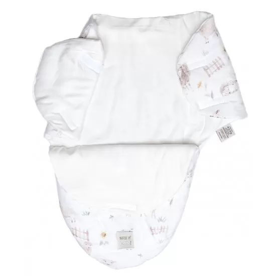 Sistem de infasare Nature Bamboo by Amy din Bambus cu umplutura antialergica BabySoft + Cadou Rucsacel Oite Sistem de infasare Nature Bamboo by Amy din Bambus cu umplutura antialergica BabySoft + Cadou Rucsacel Oite
