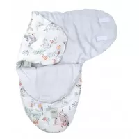 Sistem de infasare Nature Bamboo by Amy din Bambus cu umplutura antialergica BabySoft  + Cadou Rucsacel Pasari mint