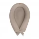 Suport de dormit Babynest 2in1 bara protectie patut Premium In Bej Inchis by BabySteps, 95x53 cm