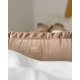 Suport de dormit Babynest Premium Bumbac Organic si Catifea Bej cu Funda by BabyLy, 80x50 cm