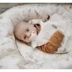 Suport de dormit Babynest Premium Bumbac si Catifea Nature Soft Grey by BabySteps 70x35 cm