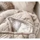Suport de dormit Babynest Premium Bumbac si Catifea Nature Soft Grey by BabySteps 70x35 cm