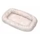 Suport de dormit Babynest, Reversibil, 70x45 cm, Bumbac Gasca bej