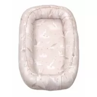 Suport de dormit Babynest, Reversibil, 70x45 cm, Bumbac Gasca bej