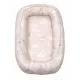 Suport de dormit Babynest, Reversibil, 70x45 cm, Bumbac Gasca bej