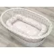 Suport de dormit Babynest, Reversibil, 70x45 cm, Bumbac Gasca bej