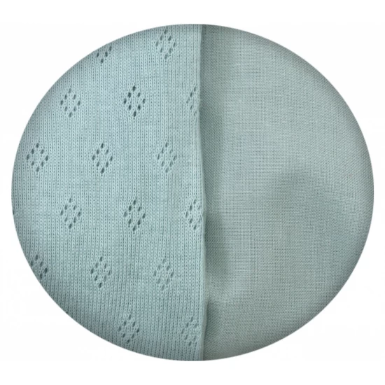 Suport de dormit Babynest, Reversibil, 70x45 cm, Bumbac Tricot Verde