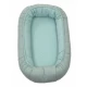Suport de dormit Babynest, Reversibil, 70x45 cm, Bumbac Tricot Verde