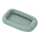Suport de dormit Babynest, Reversibil, 70x45 cm, Bumbac Tricot Verde
