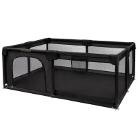 Tarc de joaca pentru copii 120 x 180 cm Kidwell Fanko Negru