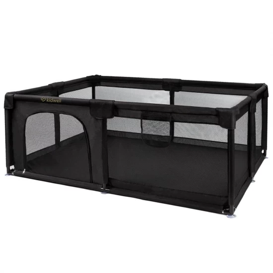 Tarc de joaca pentru copii 120 x 180 cm Kidwell Fanko Negru