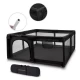 Tarc de joaca Kidwell Fanko negru 130x130 cm