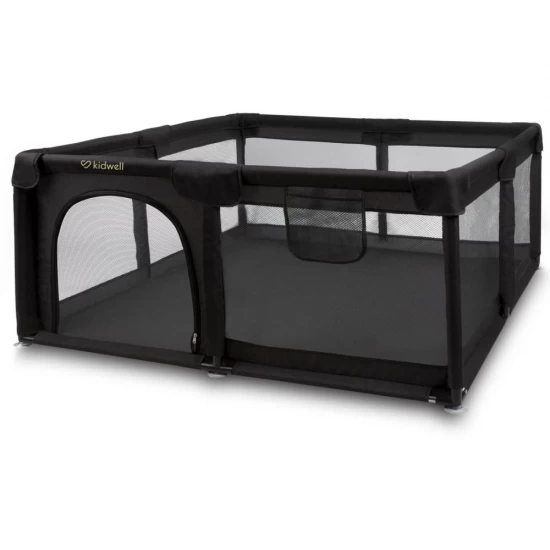 Tarc de joaca Kidwell Fanko negru 130x130 cm
