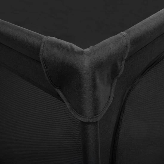 Tarc de joaca Kidwell Fanko negru 130x130 cm