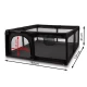 Tarc de joaca Kidwell Fanko negru 130x130 cm
