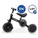 Tricicleta si bicicleta Pico Black 3 in 1 Kidwell