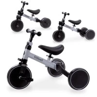 Tricicleta si bicicleta Pico Cool Gray 3 in 1 Kidwell
