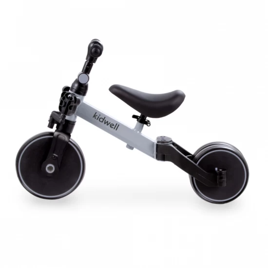 Tricicleta si bicicleta Pico Cool Gray 3 in 1 Kidwell