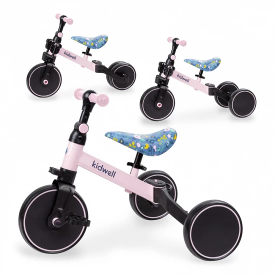 Tricicleta si bicicleta Pico Spring Flower 3 in 1 Kidwell
