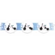 Tricicleta si bicicleta Pico Spring Flower 3 in 1 Kidwell
