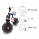 Tricicleta si bicicleta Pico Spring Flower 3 in 1 Kidwell